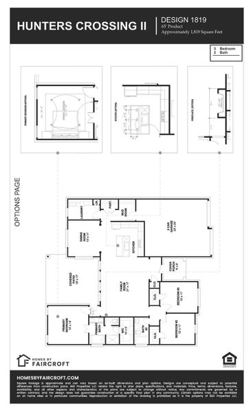 2D floor plan layout of this home in , Sealy, TX (Image 3).