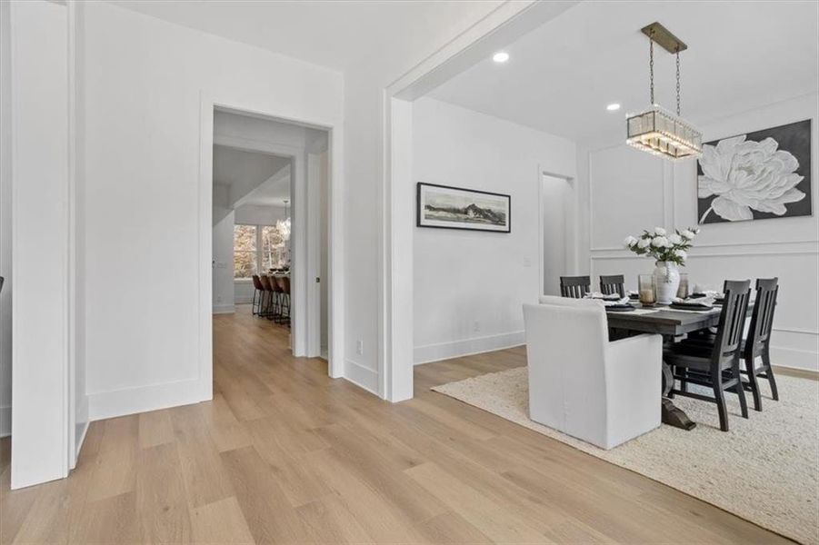 Furnished interior view inside a new home in , Canton (Image 40).