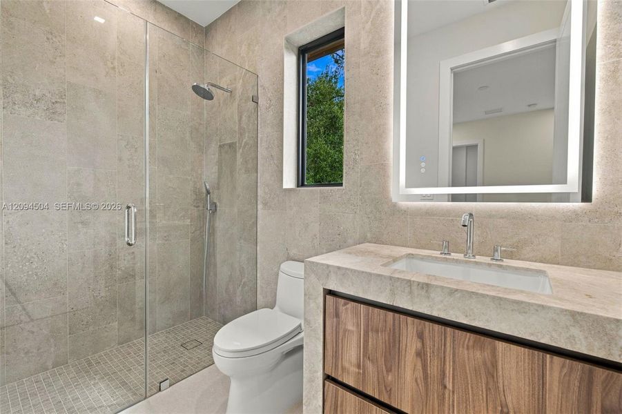 Furnished interior view inside a new home in , South Miami (Image 13).