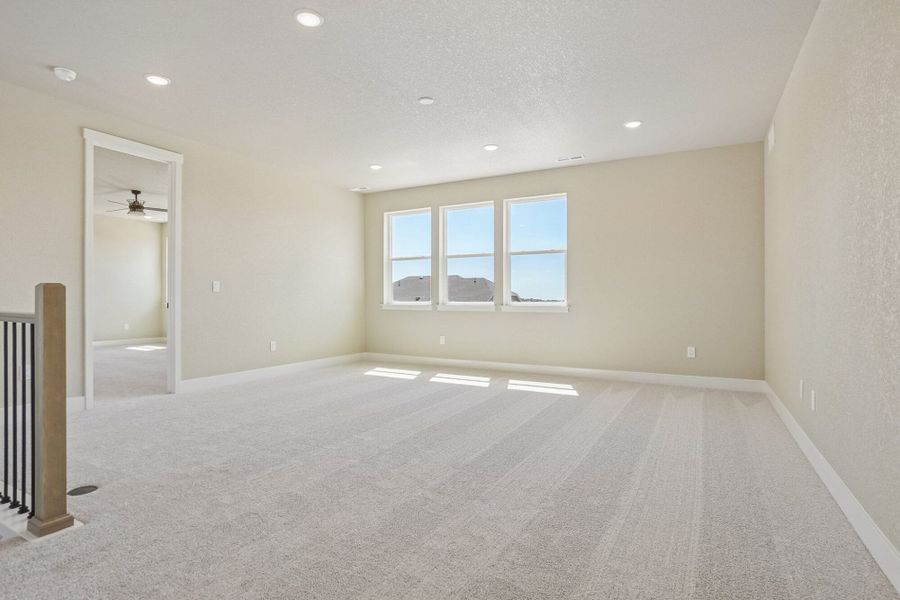 Spacious, unfurnished interior of a new home in Jackson Creek North, Monument (Image 43).