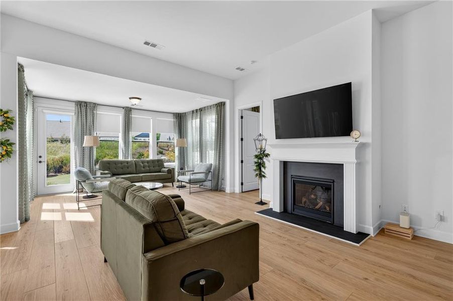 Furnished interior view inside a new home in , Hoschton (Image 7).