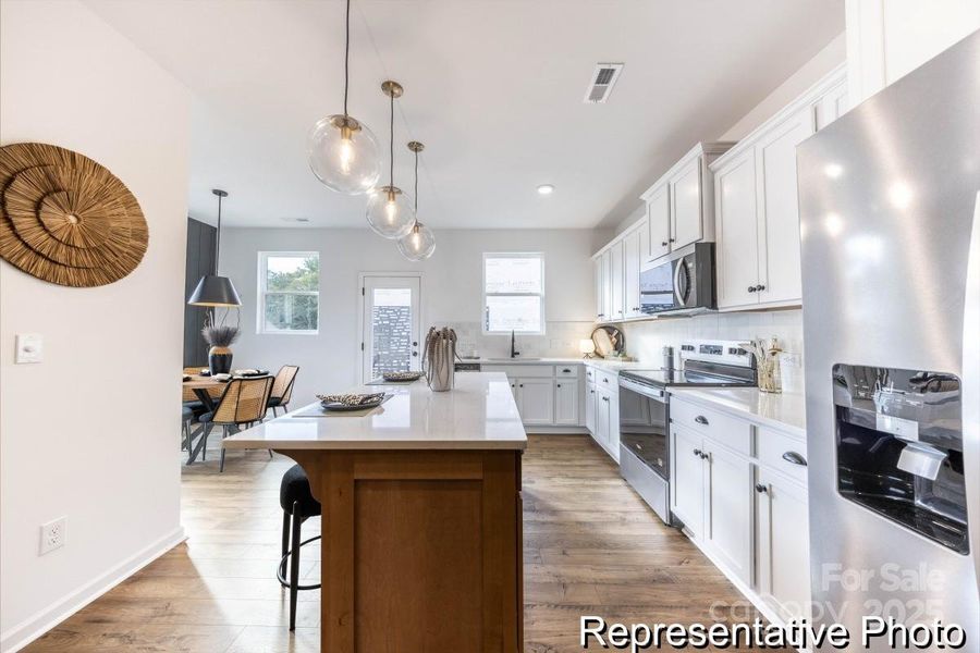 Furnished interior view inside a new home in , Charlotte (Image 8). Furnished interior view inside a new home in , Charlotte (Image 8).