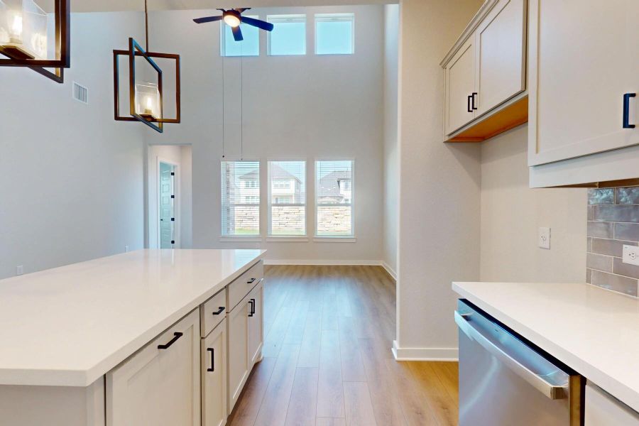 Furnished interior view inside a new home in Cascades at Onion Creek, Austin (Image 7).