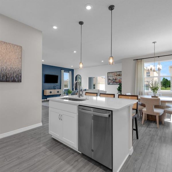 Furnished interior view inside a new home in Avalon Park Tavares Single Family Homes, Tavares (Image 11).