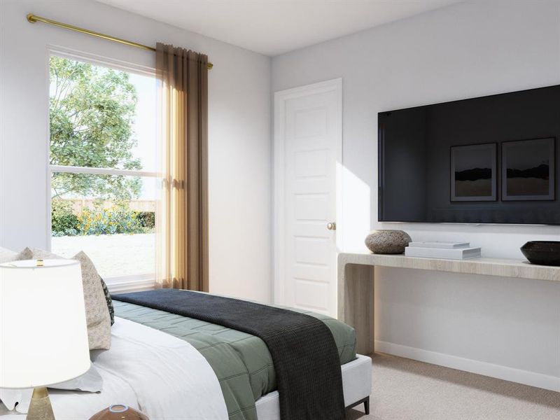 Furnished interior view inside a new home in Christian Meadows, Ennis (Image 5).