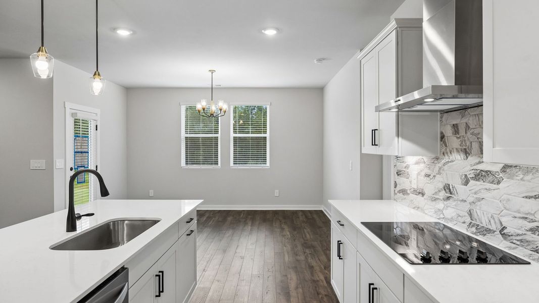 Furnished interior view inside a new home in Reserve at Hickory Ridge, Columbia (Image 14).