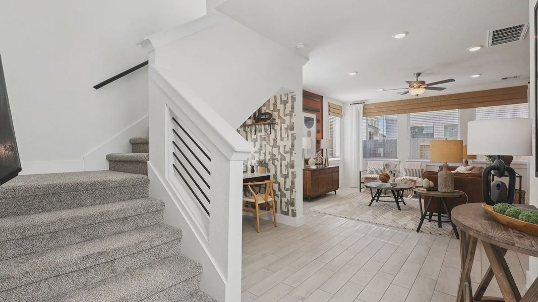 Furnished interior view inside a new home in Balmoral, Atascocita (Image 4).