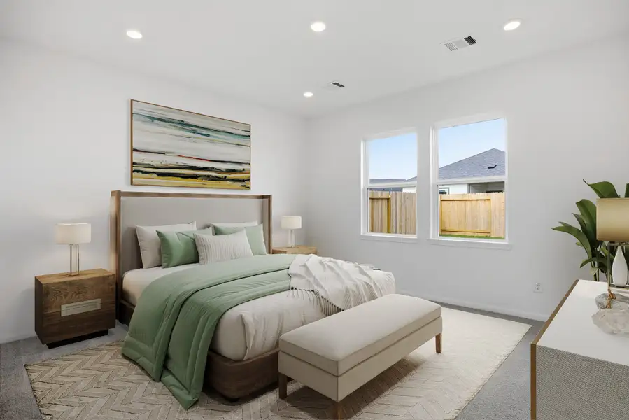 Representative furnished interior of a home built from the Nolan by Taylor Morrison in Avalon at Cypress, Cypress (Image 11).