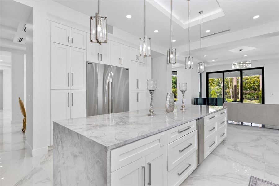 Furnished interior view inside a new home in , Parkland (Image 47).