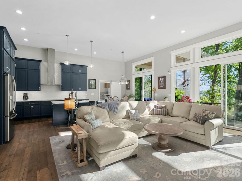 Furnished interior view inside a new home in , Hendersonville (Image 6).