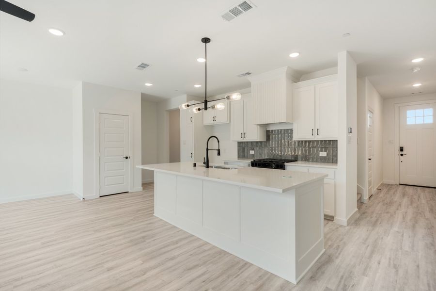 Furnished interior view inside a new home in Woodbridge Townhomes, Wylie (Image 11).