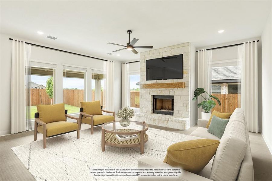 Furnished interior view inside a new home in The Retreat at North Grove 60, Waxahachie (Image 11). Furnished interior view inside a new home in The Retreat at North Grove 60, Waxahachie (Image 11).