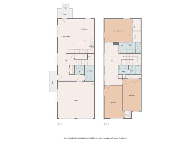 2D floor plan layout of this home in , Charlotte, NC (Image 4).