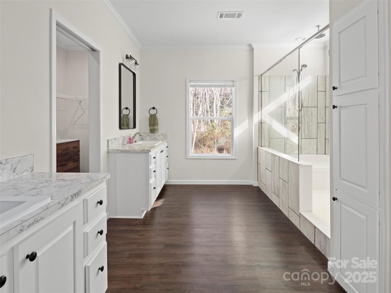 Furnished interior view inside a new home in , Hendersonville (Image 13).