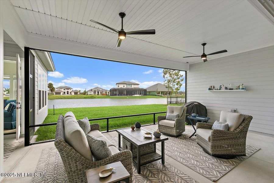 Exterior details and patio area of a home in Marshes of Madeira, St. Augustine (Image 18). Exterior details and patio area of a home in Marshes of Madeira, St. Augustine (Image 18).