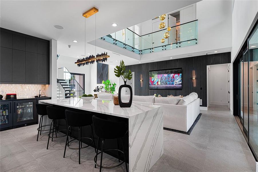 Furnished interior view inside a new home in , Tampa (Image 25).