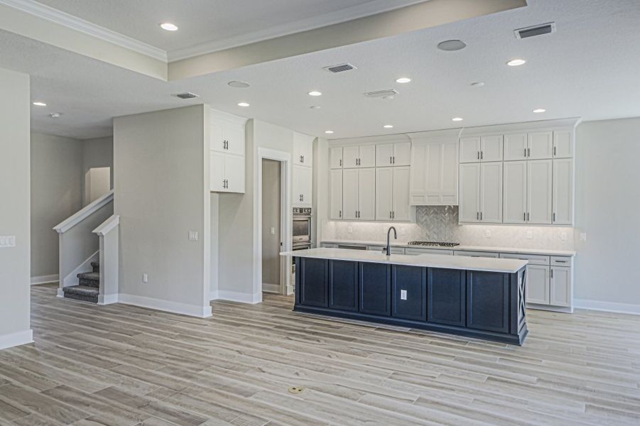 Representative furnished interior of a home built from the Julington by Riverside Homes in Hidden Creek at SilverLeaf 70' Series, St. Augustine (Image 6).