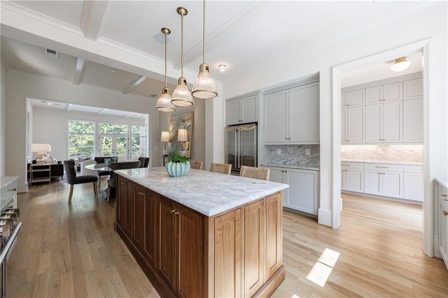 Furnished interior view inside a new home in Delmont, Atlanta (Image 40).