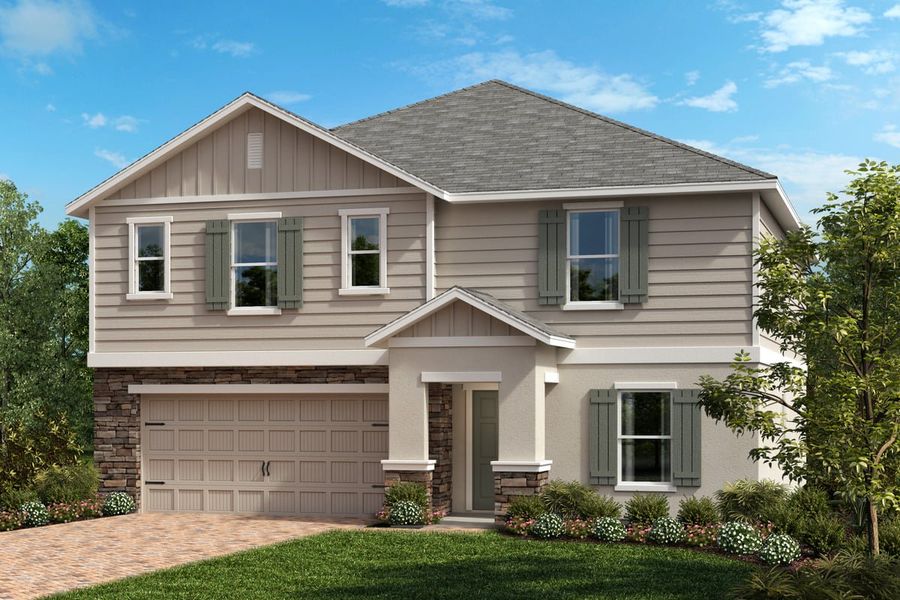 Exterior G with optional stone Exterior G with optional stone