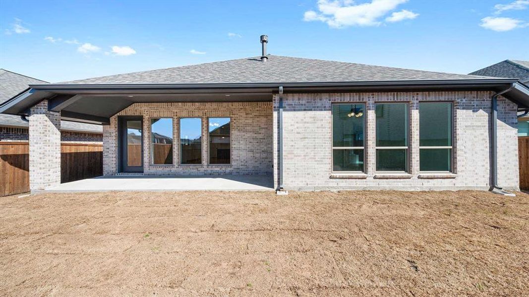 Exterior details and patio area of a home in Devonshire, Forney (Image 2).