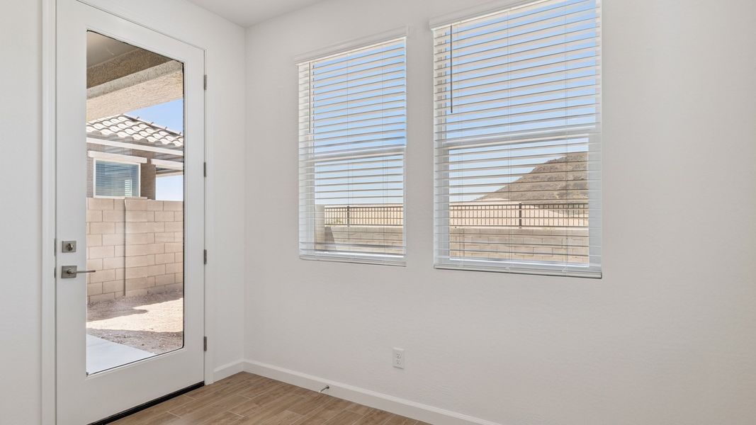 Spacious, unfurnished interior of a new home in The Buttes at Mystic, Peoria (Image 19). Spacious, unfurnished interior of a new home in The Buttes at Mystic, Peoria (Image 19).