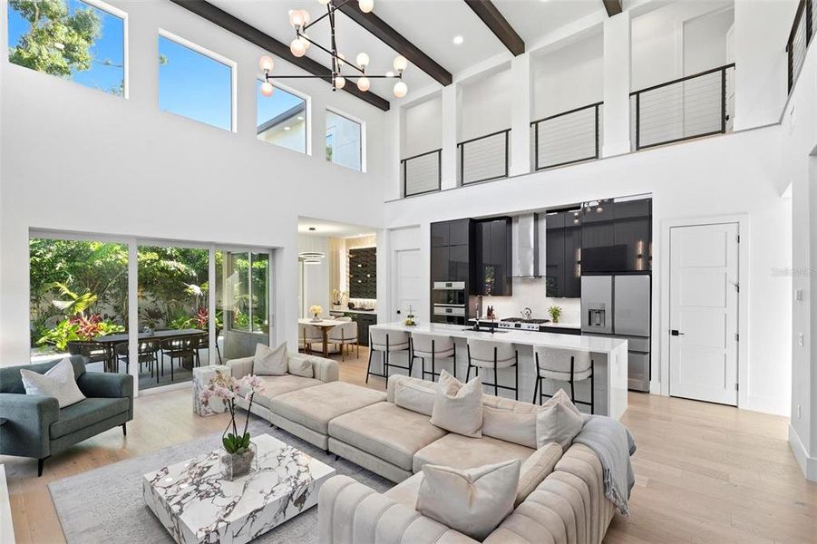Furnished interior view inside a new home in , Sarasota (Image 39).