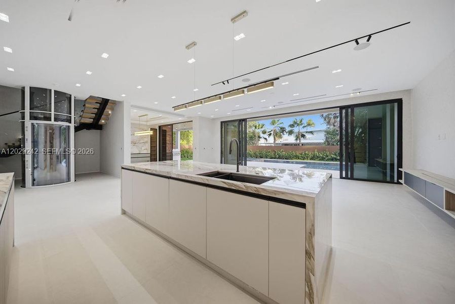Furnished interior view inside a new home in , Fort Lauderdale (Image 46).