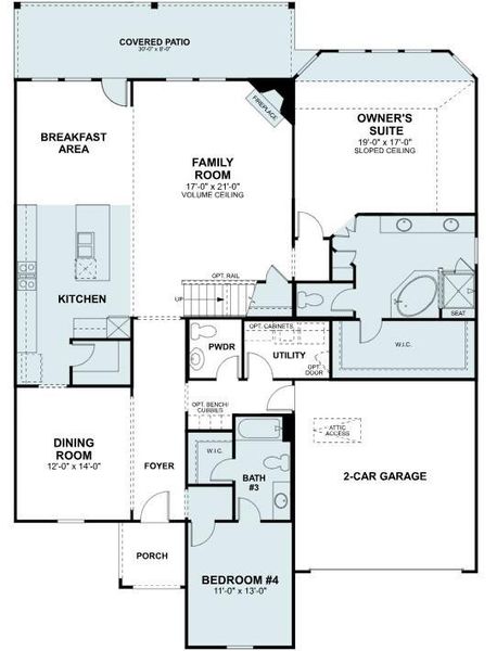 2D floor plan layout of this home in Berryknoll, Montgomery, TX (Image 3). 2D floor plan layout of this home in Berryknoll, Montgomery, TX (Image 3).