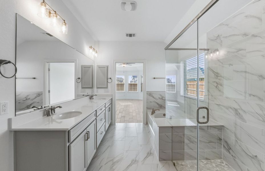 Furnished interior view inside a new home in Saddleback at Santa Rita Ranch, Liberty Hill (Image 9).
