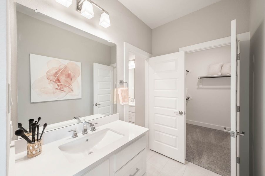 Representative furnished interior of a home built from the Casoria by Tri Pointe Homes in The Estates at James Lane, Fulshear (Image 47).