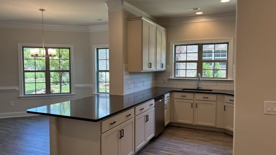 Furnished interior view inside a new home in Mebane Towne Center, Mebane (Image 4).