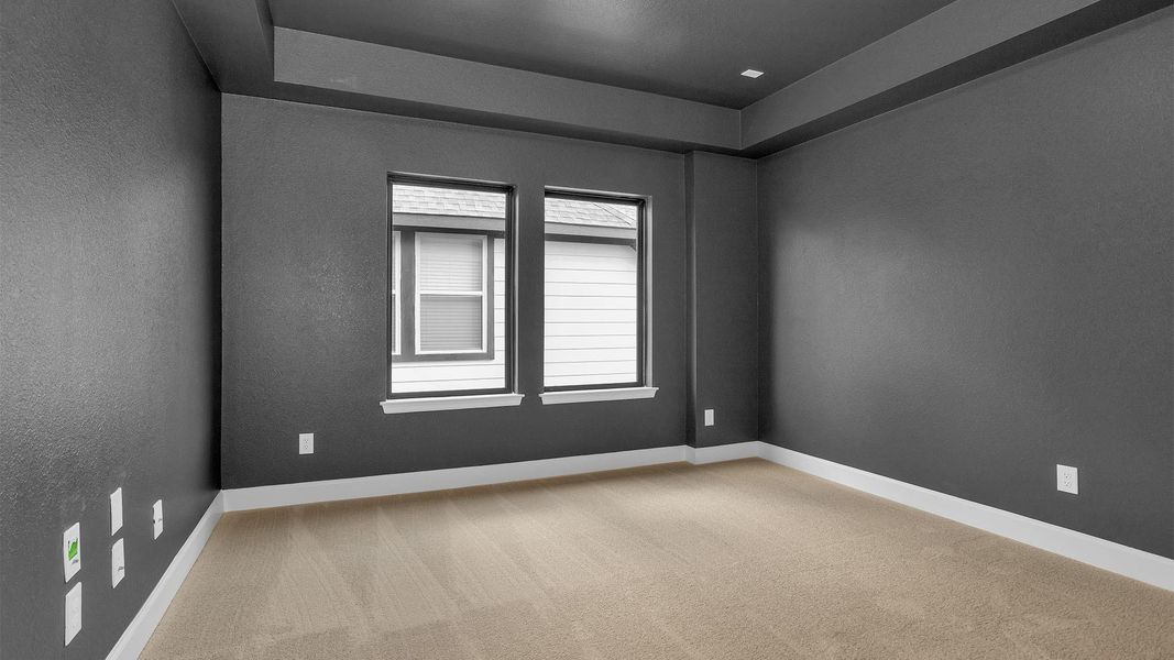 Spacious, unfurnished interior of a new home in Bridgeland 55', Cypress (Image 4).