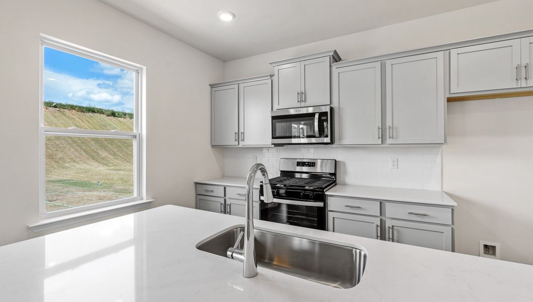 Furnished interior view inside a new home in Waverly Station, Greenwood (Image 9).