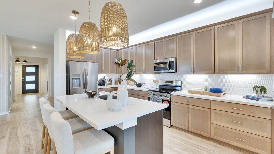 Representative furnished interior of a home built from the Meyerson by DRB Homes in Hunters Glen, Jarrell (Image 13).