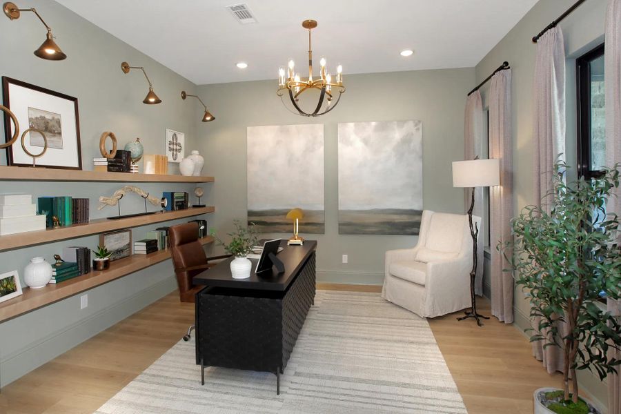 The Leighton Home Office The Leighton Home Office