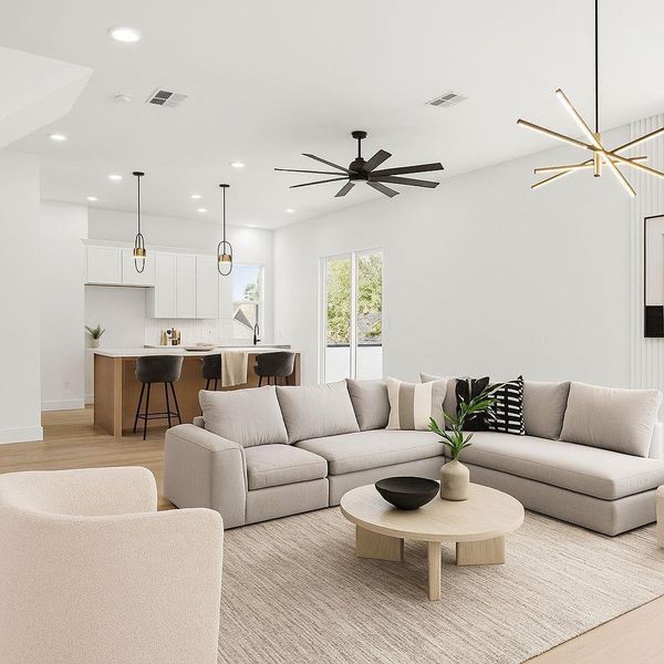 Furnished interior view inside a new home in , Houston (Image 8). Furnished interior view inside a new home in , Houston (Image 8).