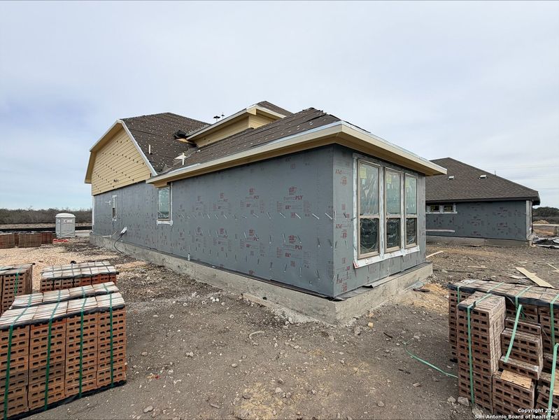 In-progress construction of a new home in Nopal Valley, San Antonio, TX (Image 7).