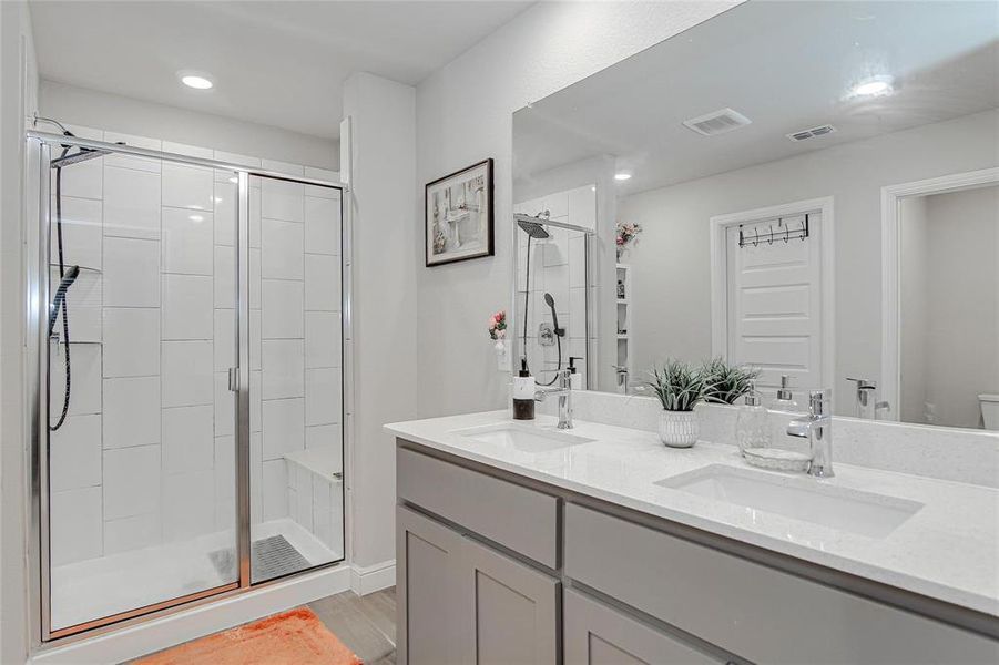 Furnished interior view inside a new home in Legado, Cleburne (Image 12). Furnished interior view inside a new home in Legado, Cleburne (Image 12).