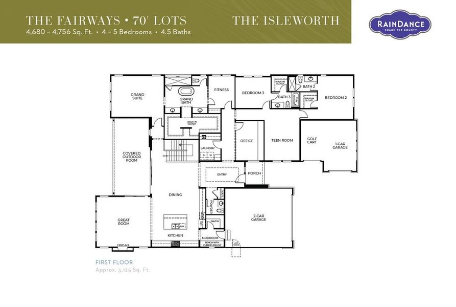 The Isleworth Floor Plan