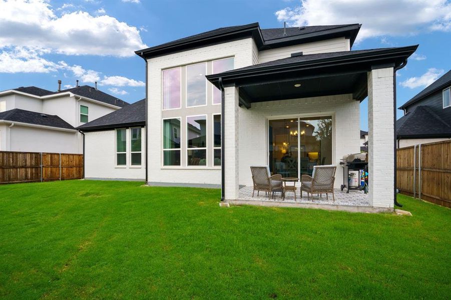 Front exterior of a new home in , Frisco, TX, highlighting curb appeal (Image 2). Front exterior of a new home in , Frisco, TX, highlighting curb appeal (Image 2).