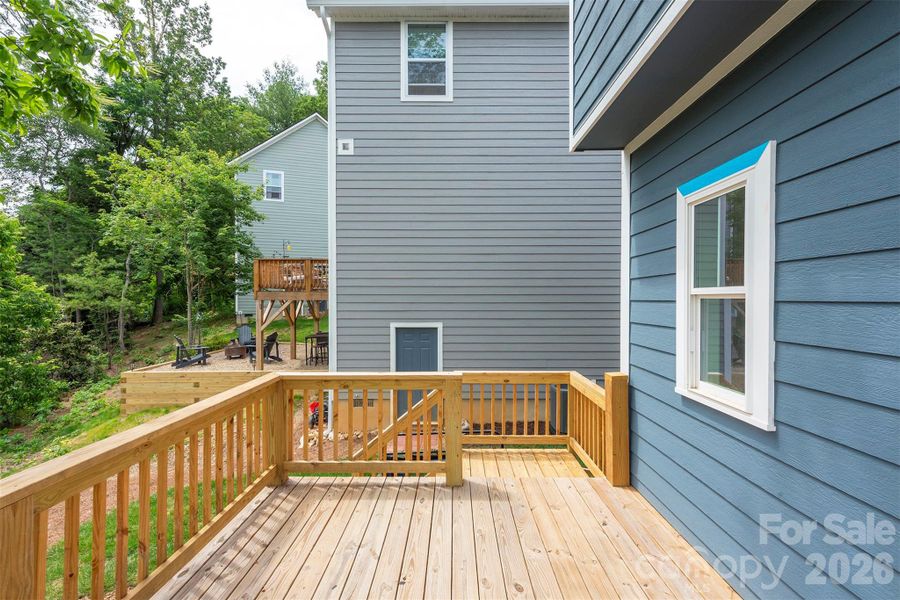 Exterior details and patio area of a home in , Arden (Image 17).