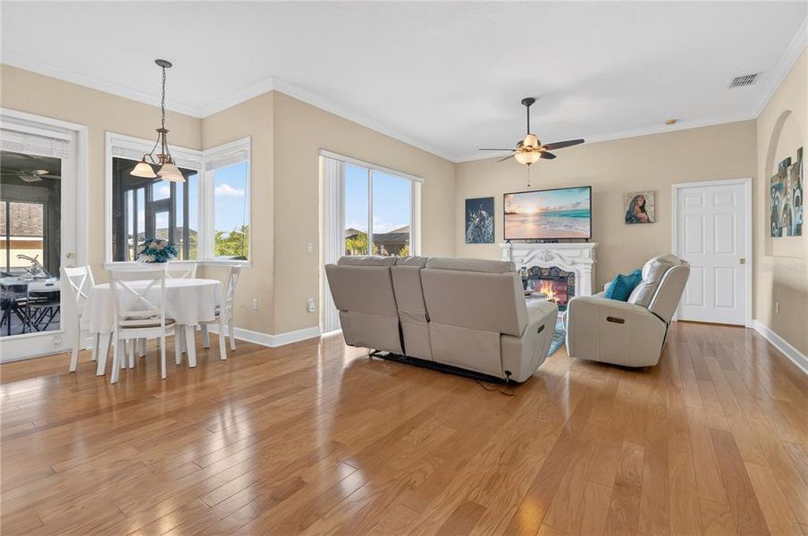 Furnished interior view inside a new home in , Lakeland (Image 16). Furnished interior view inside a new home in , Lakeland (Image 16).