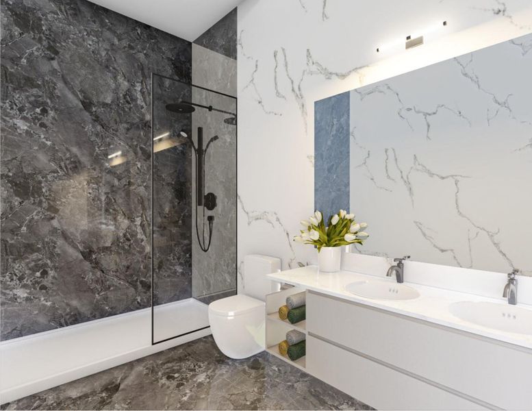 Furnished interior view inside a new home in , Pompano Beach (Image 6).