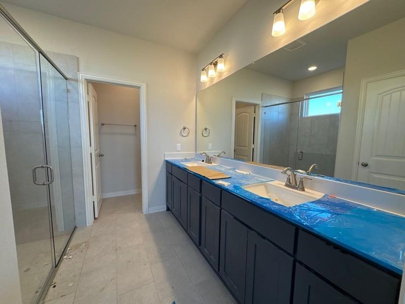 In-progress construction of a new home in Fairview Meadows, New Fairview, TX (Image 12).