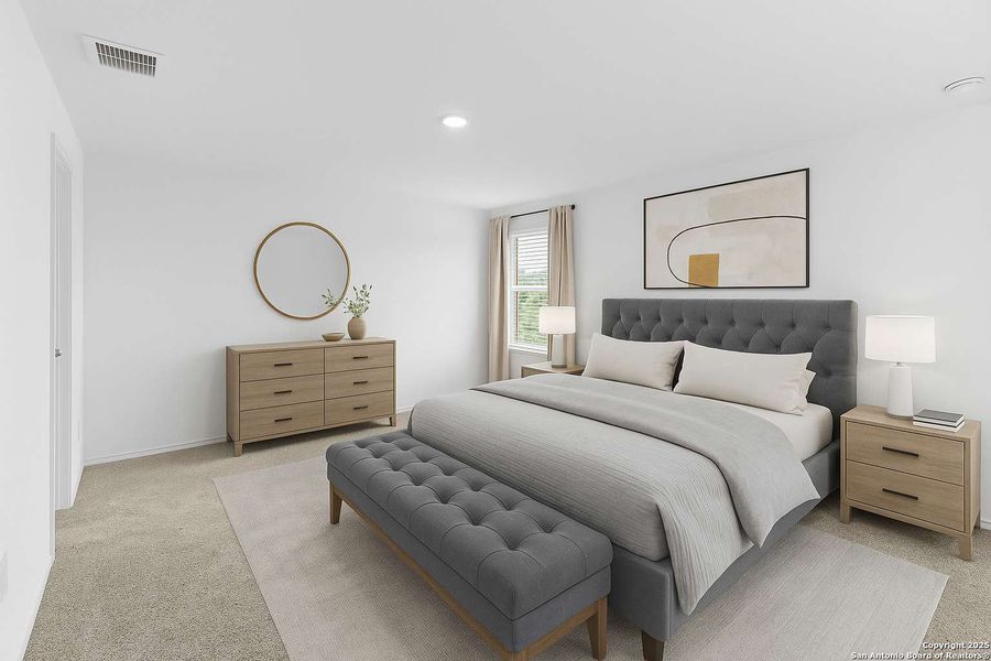 Furnished interior view inside a new home in , Bulverde (Image 5).