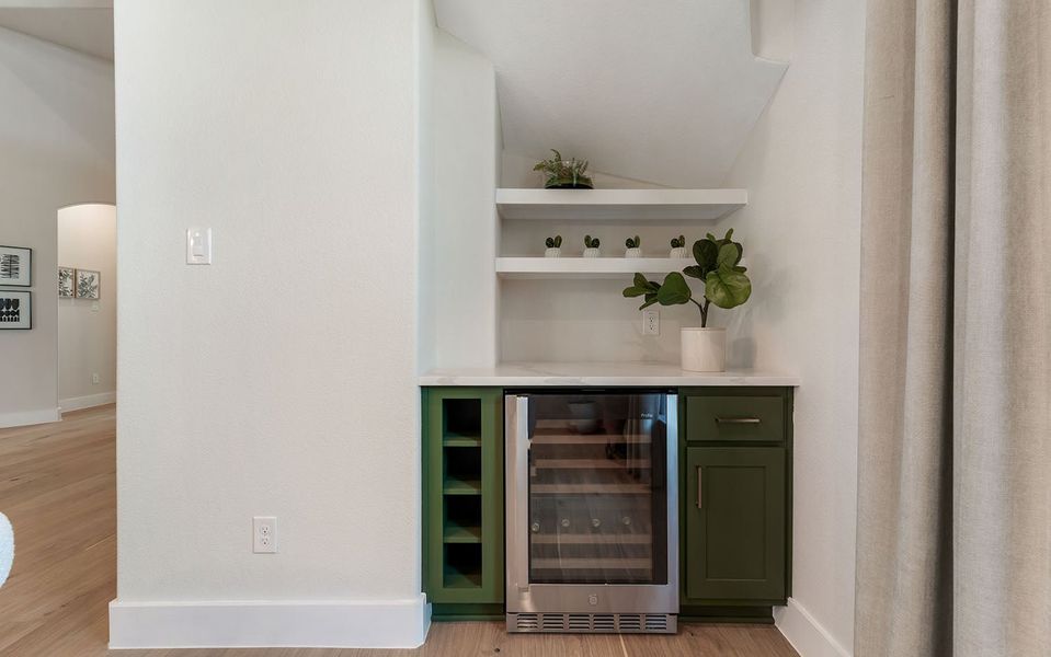 Furnished interior view inside a new home in Marvida, Cypress (Image 10).