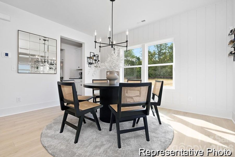 Furnished interior view inside a new home in Lowell Woods, Lowell (Image 8).