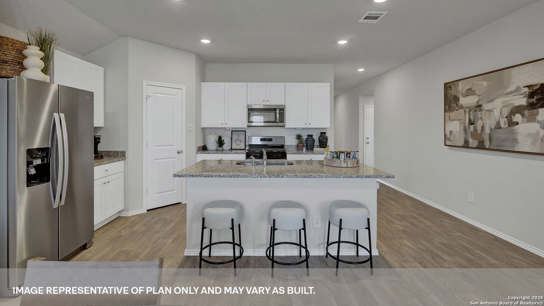Furnished interior view inside a new home in Navarro Fields, Seguin (Image 15).