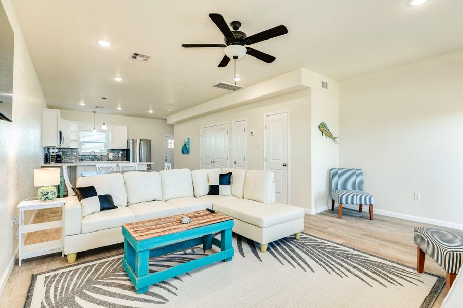 Furnished interior view inside a new home in , Surfside Beach (Image 18). Furnished interior view inside a new home in , Surfside Beach (Image 18).