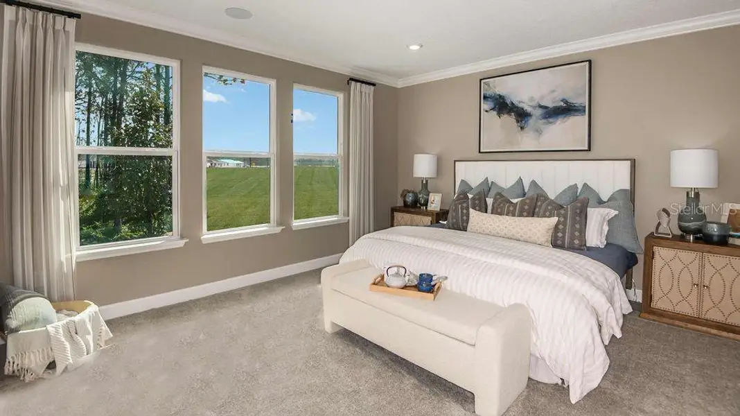 Furnished interior view inside a new home in Colbert Landings, Palm Coast (Image 15). Furnished interior view inside a new home in Colbert Landings, Palm Coast (Image 15).
